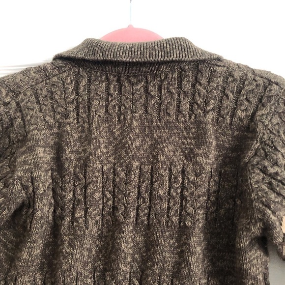 Vintage Dressbarn 55% Ramie 45% cotton heavy knit button down cardigan sweater - Picture 4 of 8